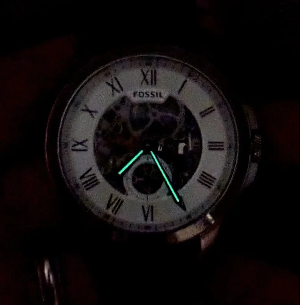 Fossil Grant ME3053 Automatic Skeleton Men’s Watch 44mm